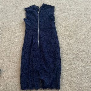 Navy lace dress